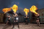 Feuershow aus Stuttgart mit T.N.T Dolls 