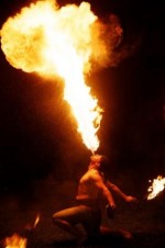 Feuershow aus Zwickau - Draconis